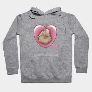 Piggy Love Heart Hoodie